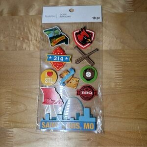 Recollections St. Louis MO Stickers 10pc – Scrapbooking & Craft Supplies